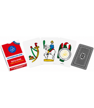 Carte Siciliane Masenghini in Plastica