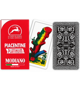 CARTE PIACENTINE MODIANO ROSSE PLATINUM