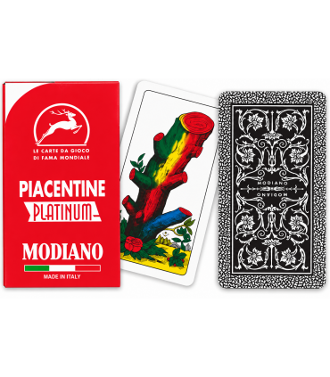 CARTE PIACENTINE MODIANO ROSSE PLATINUM