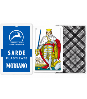 CARTE SARDE PLASTIFICATE MODIANO