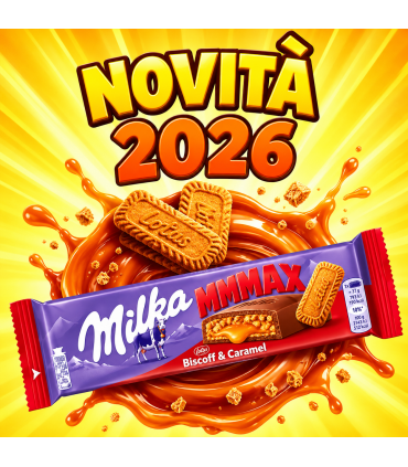 BARRETTA MILKA CON BISCOTTO LOTUS e caramello DA 46g CONF. 42 PZ.