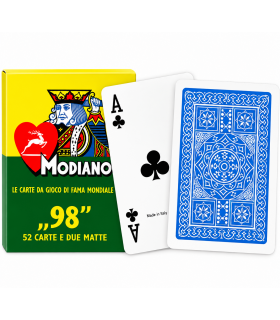 Carte da Poker Modiano (contiene 52 carte e 2 matte)