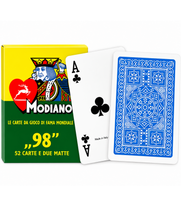 Carte da Poker Modiano (contiene 52 carte e 2 matte)