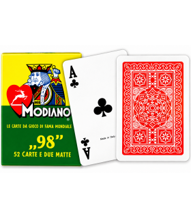 Carte da Poker Modiano (contiene 52 carte e 2 matte)