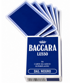 Carte Baccara lusso Dal Negro