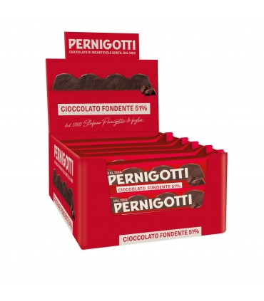 BARRETTA PERNIGOTTI CIOCCOLATO FONDENTE 51% DA 30G. CONF. 18 PZ.