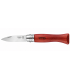 Coltello Chiudibile e Tascabile OPINEL da Ostrica con manico in Legno Di Padouk e Lama in acciaio inox da 6.5 cm.