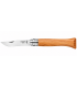 Coltello Chiudibile e Tascabile OPINEL con manico in Legno Di Olivo e Lama in acciaio inox da 7 cm.