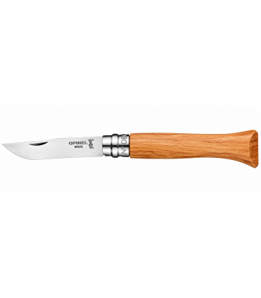 Coltello Chiudibile e Tascabile OPINEL con manico in Legno Di Olivo e Lama in acciaio inox da 7 cm.