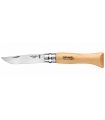 Coltello Chiudibile e Tascabile OPINEL con manico in Legno di Faggio e Lama in acciaio al carbonio da 10 cm.