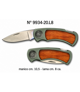 Coltello GEIT COLT PREMIERE ZEBRAWOOD con Lama in Acciaio inossidabile 8 CM MANICO MILITARE/LEGNO CONFEZIONATO IN SCATOLA REGALO