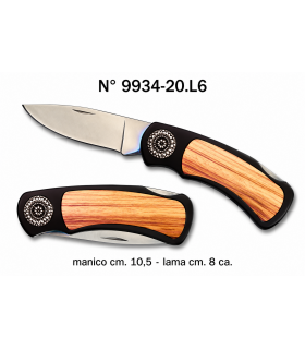 Coltello GEIT COLT PREMIERE con Lama in Acciaio inossidabile 8 CM MANICO NERO/LEGNO CONFEZIONATO IN SCATOLA REGALO