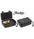 TRAVEL lubinski HUMIDOR PASSATORE  per 12-18 SIGARI  colore nero qa110