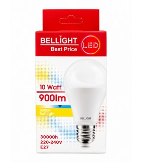 Lampadina a LED Luce calda  Bellight Passo grande E27 Potenza 10 Watt
