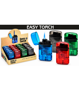 ACCENDINI LUBINSKI EASY TORCH 8 TRASPARENTE JET FLAME ALTISSIMA QUALITA' – 4 COLORI WWJ130