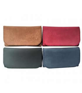Busta Porta tabacco Atomic MIDI IN ALCANTARA assortito IN 4 COLORAZIONI CONF.6PZ