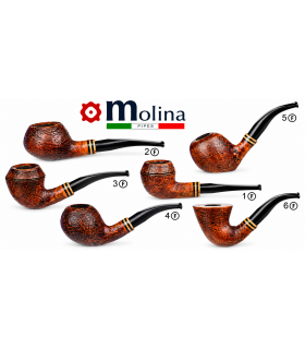 PIPA LUBINSKI MOLINA CAPORALE COLORE SABBIATA MARRONE MODELLO N 1  AM301.1
