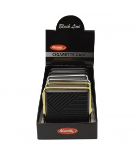 Portasigarette Atomic in Metallo KS BLACK LINE Expo DA 6 pz.