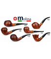 PIPA LUBINSKI MOLINA CAPORALE COLORE SABBIATA MARRONE MODELLO N 6 AM301.6