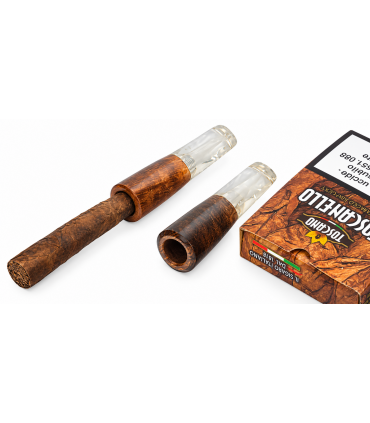 BOCCHINI FUMASIGARI LUBINSKI X TOSCANO IN RADICA METACRIL TRASPARENTE CONF. DA 6 PZ. ASS.  H524