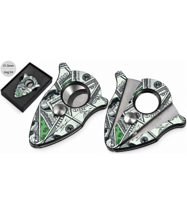 tagliasigari LUBINSKI bilama A VENTAGLIO  54 ring. US$ lame acciao  FT441