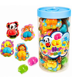 HIP GUMMY CARAMELLE GOMMOSE AL GUSTO FRUTTA ASSORTITE DA  7GR. CONF. 60PZ.