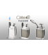 ACCENDINO LUBINSKI COLIBRI FLEXION PIEZO PER PIPA COLORE TITANIO E ARGENTO LUCIDO WZP95.3