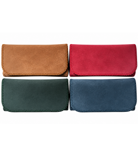 Busta Porta tabacco Atomic MIDI IN ALCANTARA assortito IN 4 COLORAZIONI CONF.6PZ