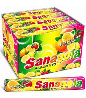 SANAGOLA ASSORTITE ALLA FRUTTA STICK CONF. DA 20 PZ.