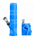 Bong in Silicone Atomic H.20 cm e Bocchino in metallo e Plastica Disponibile in vari colori