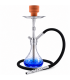 Narghilè Champ MALIK OULMES BASE in Vetro Trasparente e Metallo E 1 Tubo H.55CM