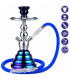 Narghilè Champ malik FES SILVER RAINBOW BASE IN ALLUMINIO e Metallo 1Tubo H.35CM
