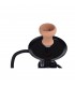 Narghilè Champ Deroua Black in Vetro e Alluminio 1 Tubo H.34 cm colore Nero