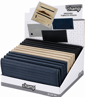 Busta Portatabacco Champ ASHTRAY in Similpelle Expo da 12 assortiti con 4 colori