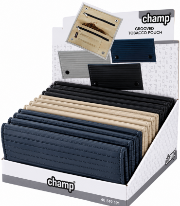 Busta Portatabacco Champ ASHTRAY in Similpelle Expo da 12 assortiti con 4 colori