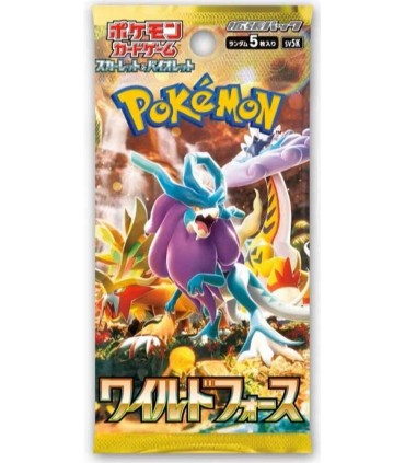 CARTE COLLEZIONABILI POKEMON WILD FORCE CONF. DA 30 BUSTINE CON 5 CARTE