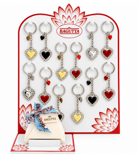 EXPO KIT PORTACHIAVI BAGUTTA SACRO CUORE  16 PZ ASSORTITI CONFEZIONATI SINGOLARMENTE CON SCATOLA E BUSTA DA REGALO AK2232