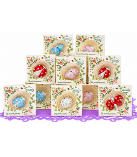 COCCINELLE CON CRISTALLI BAGUTTA 12 PZ ASSORTITI CONFEZIONATI SINGOLARMENTE CON SCATOLA E BUSTA DA REGALO AK2154