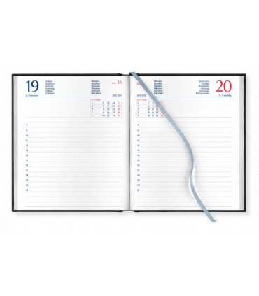 Agenda giornaliera 2027 mis.14.5X20.5 Mod. EGADI DISPONIBILE IN 2 COLORI (BLU-ROSSO)
