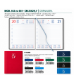 Agenda Giornaliera 2027 mis.21x29.7 Mod. EGADI disponibile in 3 colori (BLUETTE-VERDE/nero)