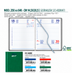Agenda Giornaliera 2027 mis.14.5x20.5 Mod. CARIBE disponibile in 2 colori (BLU-AZZURRO)