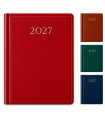 Agenda Bigiornaliera 2027 mis.7x10 Mod. Madrid DISPONIBILE IN 2 COLORI (ROSSO-BLU)