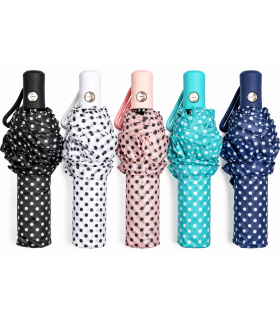 OMBRELLO gallotti mini AUTOMATICO anti vento fantasia donna colori disponibili come da foto