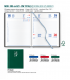 Agenda giornaliera 2027 mis.11x16.5 Mod. EGADI S/D ABBINATI DISPONIBILE IN 3 COLORI (VERDE-BLUETTE-RUBINO)