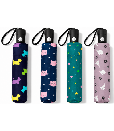 OMBRELLO gallotti AUTOMATICO in tessuto pongee fantasia donna COLORI DISPONIBILI COME DA FOTO