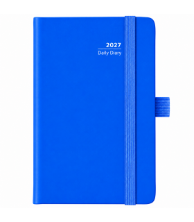 Agenda giornaliera 2027 mis.14.5X20.5 Mod. COPACABANA DISPONIBILE IN 4 COLORI FUCSIA-bluETTE-ROSA-VERDE PASTELLO)