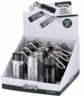 Posacenere Champ da Tasca in metallo con Occhiello Metallo conf. 12 pz. assortiti