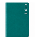 Agenda settimanale 2027 VERTICALE mis.8x15 Mod. marmora DISPONIBILE IN 4 COLORI (blu-TURCHESE-grigio-rosso)