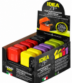 Portamozziconi Tascabile Idea ZIP IN PLASTICA RIGIDA conf. da 12 pz. assortito in 6 colori