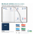 Agenda Giornaliera 2027 mis.11X16.5 Mod. CARIBE COLORE RUGGINE